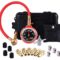 4WD Rapid Tire Deflators Kit with Air Pressure Gauge, Dial Valve Tool, and Storage Bag